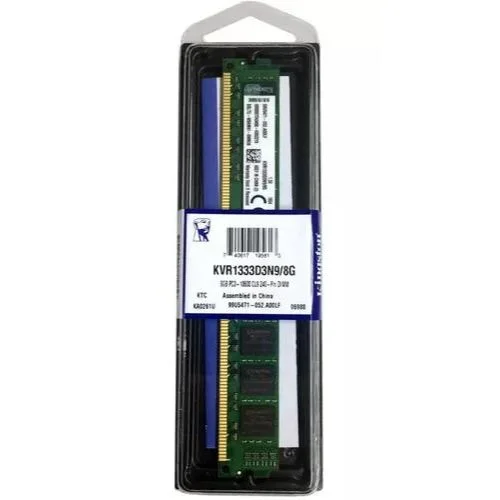 Memoria Kingston, 8GB, DDR3, 1333mhz - Kvr1333d3n9/8g. Memoria Kingston, 8GB, DDR3, 1333mhz - Kvr1333d3n9/8g.