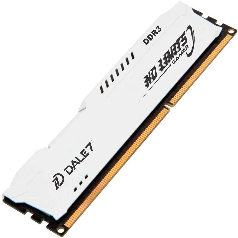 Memória Gamer Dale7 No Limit, 4GB, 1866Mhz, DDR3, Desktop, Branco Memória Gamer Dale7 No Limit, 4GB, 1866Mhz, DDR3, Desktop, Branco