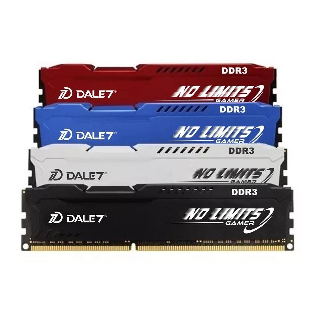 Memória Gamer Dale7 No Limit, 4GB, 1866Mhz, DDR3, Desktop, Branco Memória Gamer Dale7 No Limit, 4GB, 1866Mhz, DDR3, Desktop, Branco