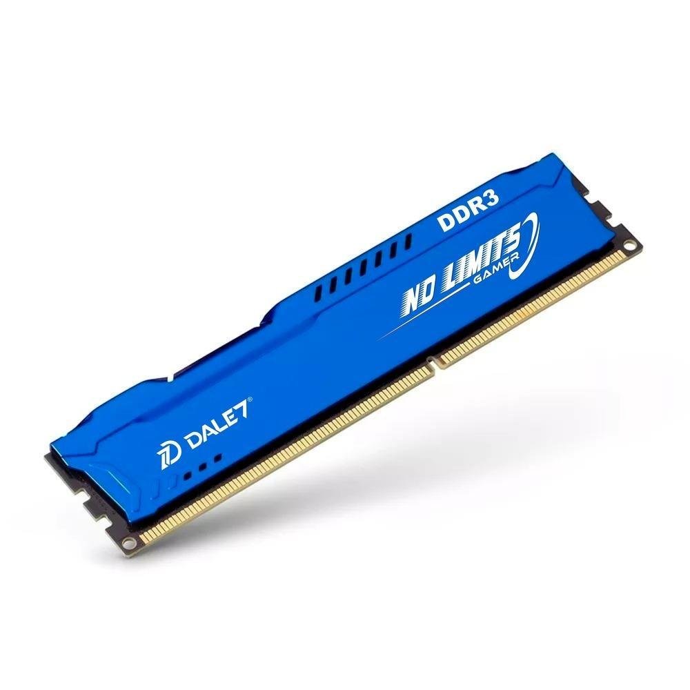 Memória Gamer Dale7 No Limits, 4GB, 1600Mhz, DDR3, Desktop, Azul Memória Gamer Dale7 No Limits, 4GB, 1600Mhz, DDR3, Desktop, Azul
