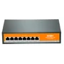 Switch Poe 10/100/1000 Haiz, 08 Portas Gigabit + 02 Uplink - Hz-1008gbpoe