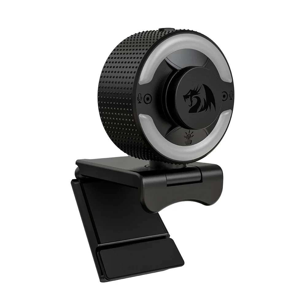 Webcam Redragon Gw910 Oneshot, FULL HD, 30 Fps, Microfone Integrado, Preto