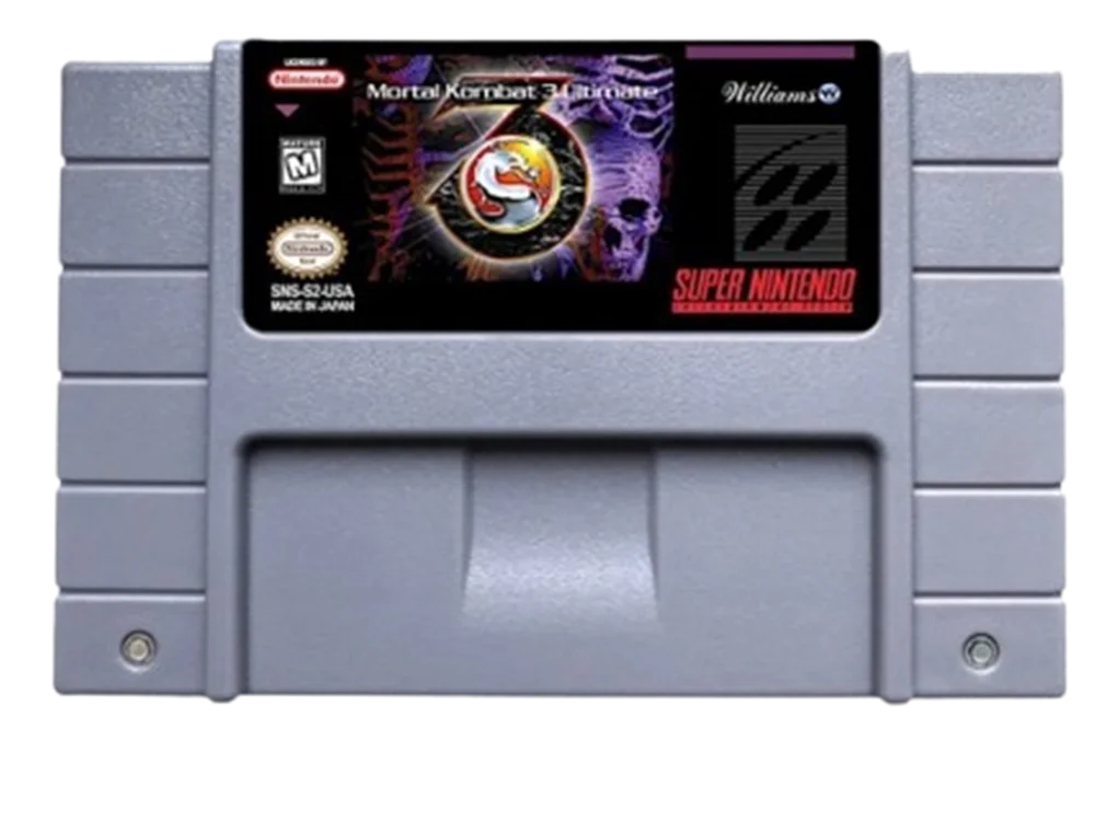 Jogo Retro Video Game Super Nintendo Mortal Kombat 3 Jogo Retro Video Game Super Nintendo Mortal Kombat 3