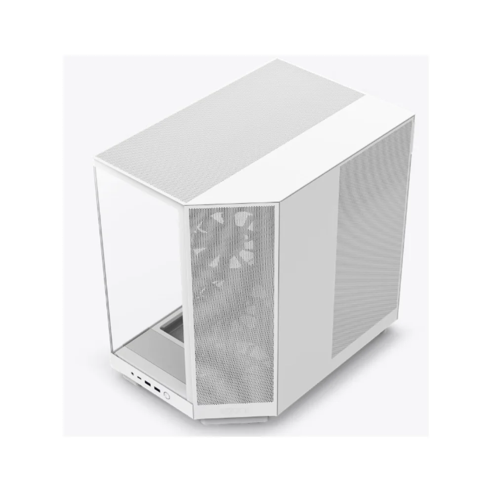 Gabinete Gamer Nzxt H6 Flow, Mid Tower, Vidro Temperado, Branco