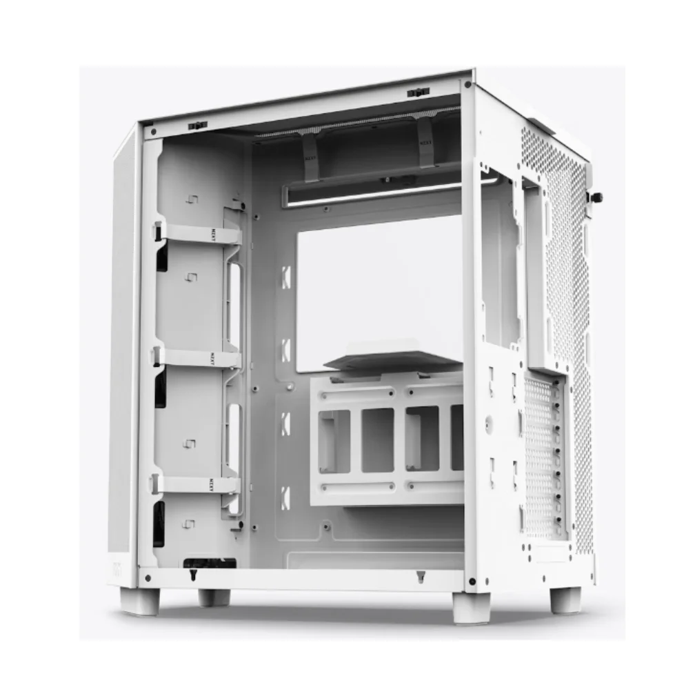Gabinete Gamer Nzxt H6 Flow, Mid Tower, Vidro Temperado, Branco