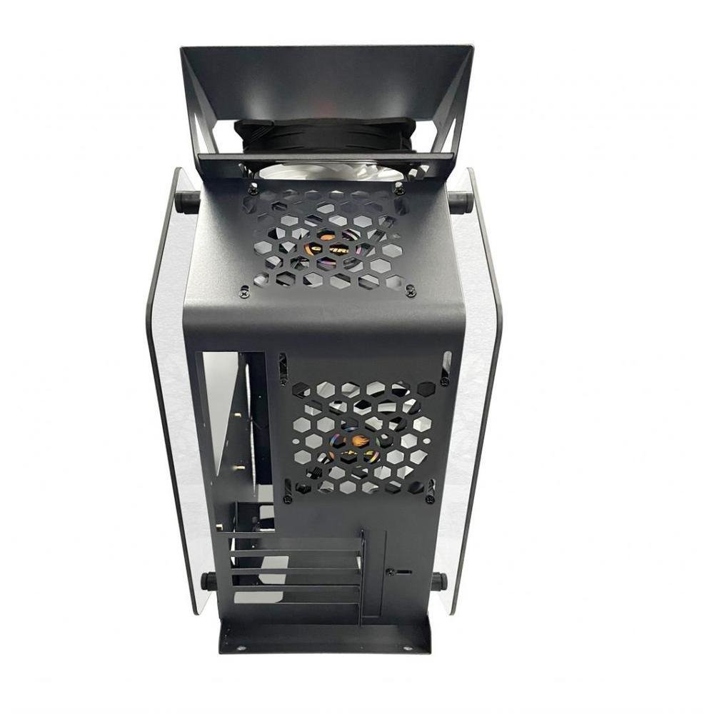 Gabinete Gamer M-atx Pixxo, Sem Fonte, USB, 06 Fans, RGB, Vidro Temperado - Htlk6s20a6 Gabinete Gamer M-atx Pixxo, Sem Fonte, USB, 06 Fans, RGB, Vidro Temperado - Htlk6s20a6