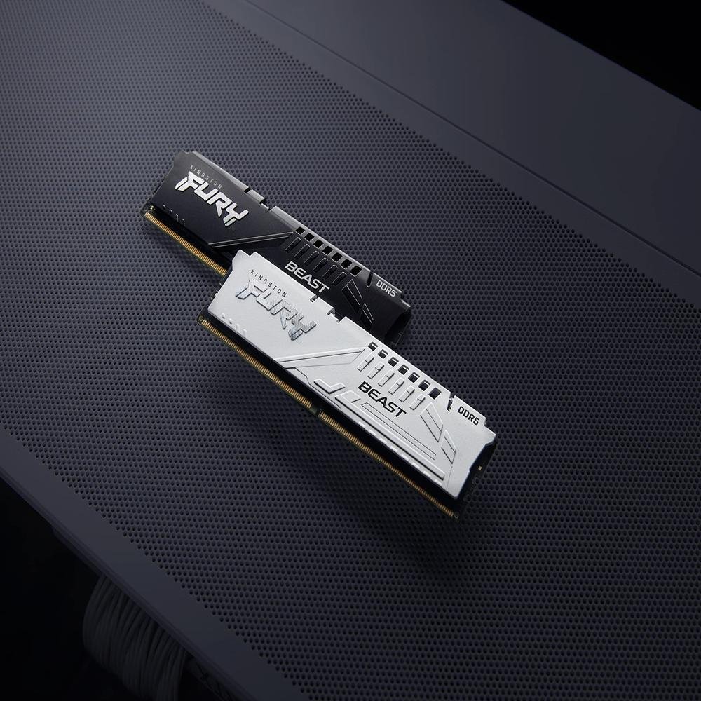 Memoria Ram Kingston Fury Beast 32GB Branco KaBuM