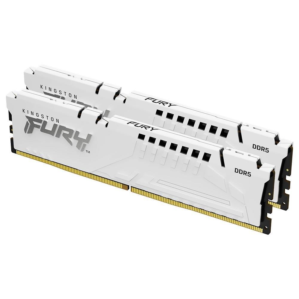Memoria Ram Kingston Fury Beast 32GB Branco KaBuM