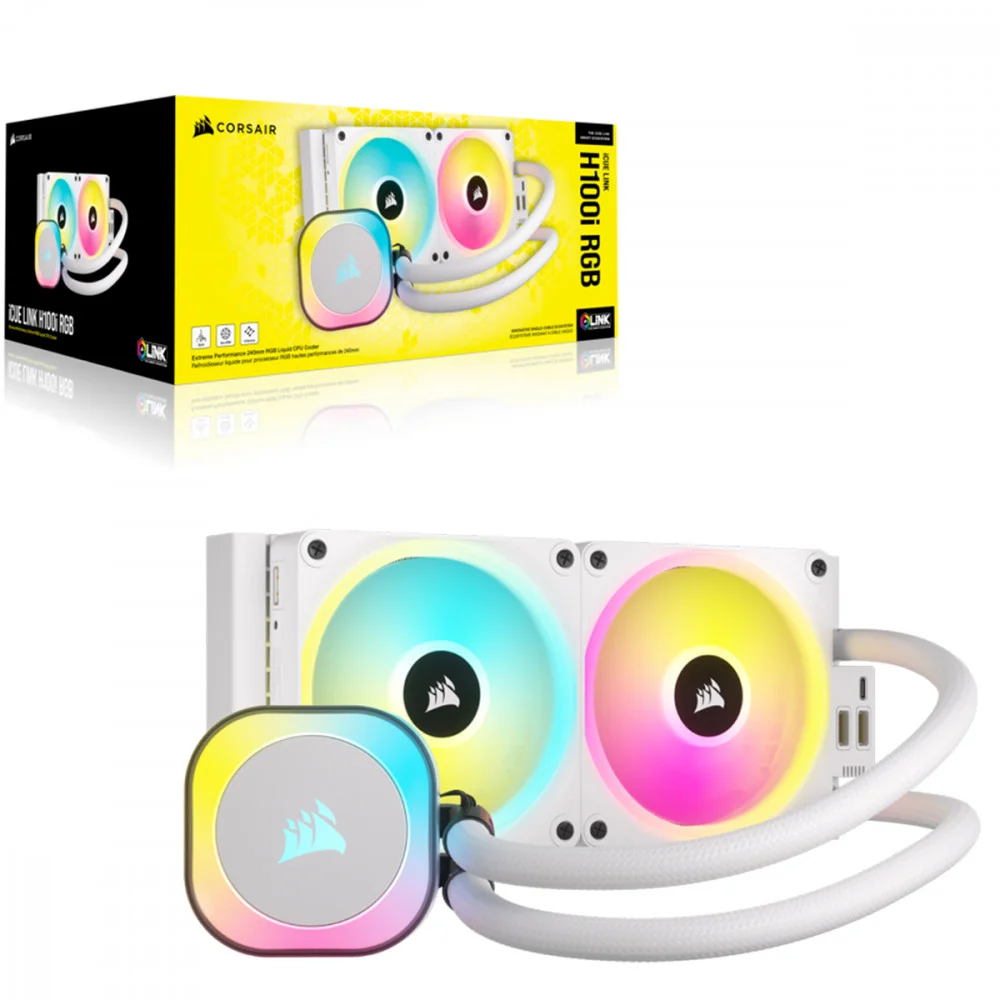 Water Cooler Corsair Icue Link H100i 240mm KaBuM