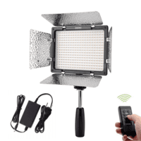 Kit Painel Iluminador LED Yongnuo Yn300 Iii Cor Variável Com Fonte Dc 12v 5amp (bivolt)
