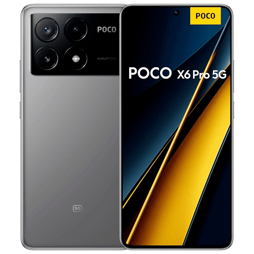スマートフォン本体 POCO X6 Pro 5G Grey 8GB RAM 256GB ROM KaBuM Aperte o K e evolua em Tecnologia e Games