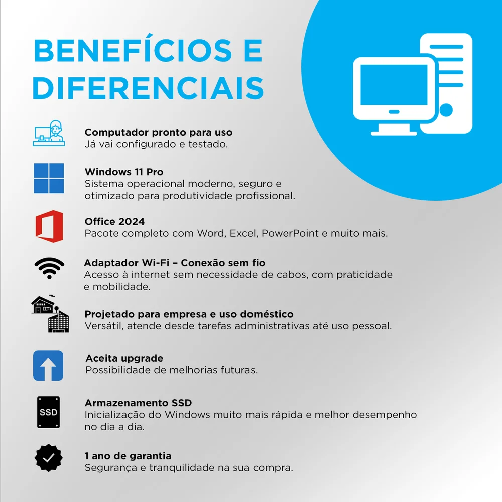 Mini PC Coutinhoshops Intel Core I7 3770, 16GB RAM, SSD 240GB, Windows 11 em Campinas - foto 5