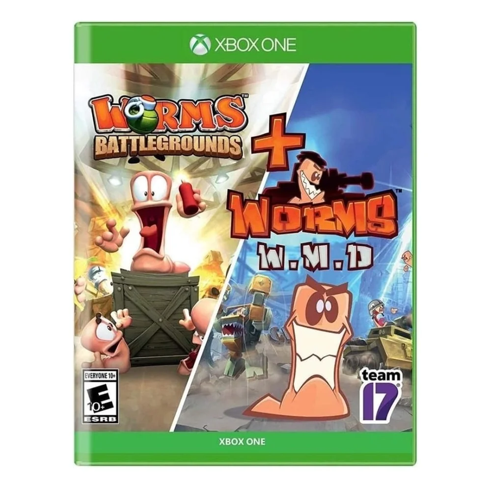 Jogo Worms Battleground+worms W.m.d XBOX One Jogo Worms Battleground+worms W.m.d XBOX One