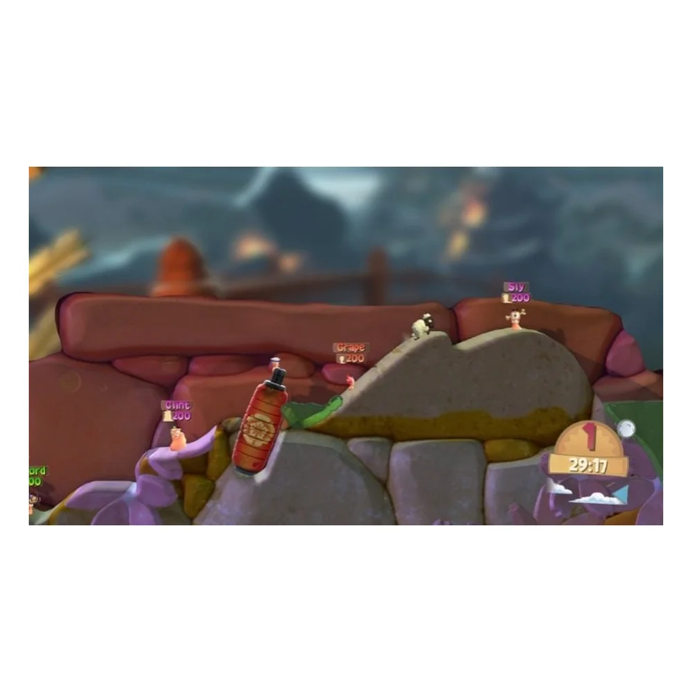 Jogo Worms Battleground+worms W.m.d XBOX One Jogo Worms Battleground+worms W.m.d XBOX One