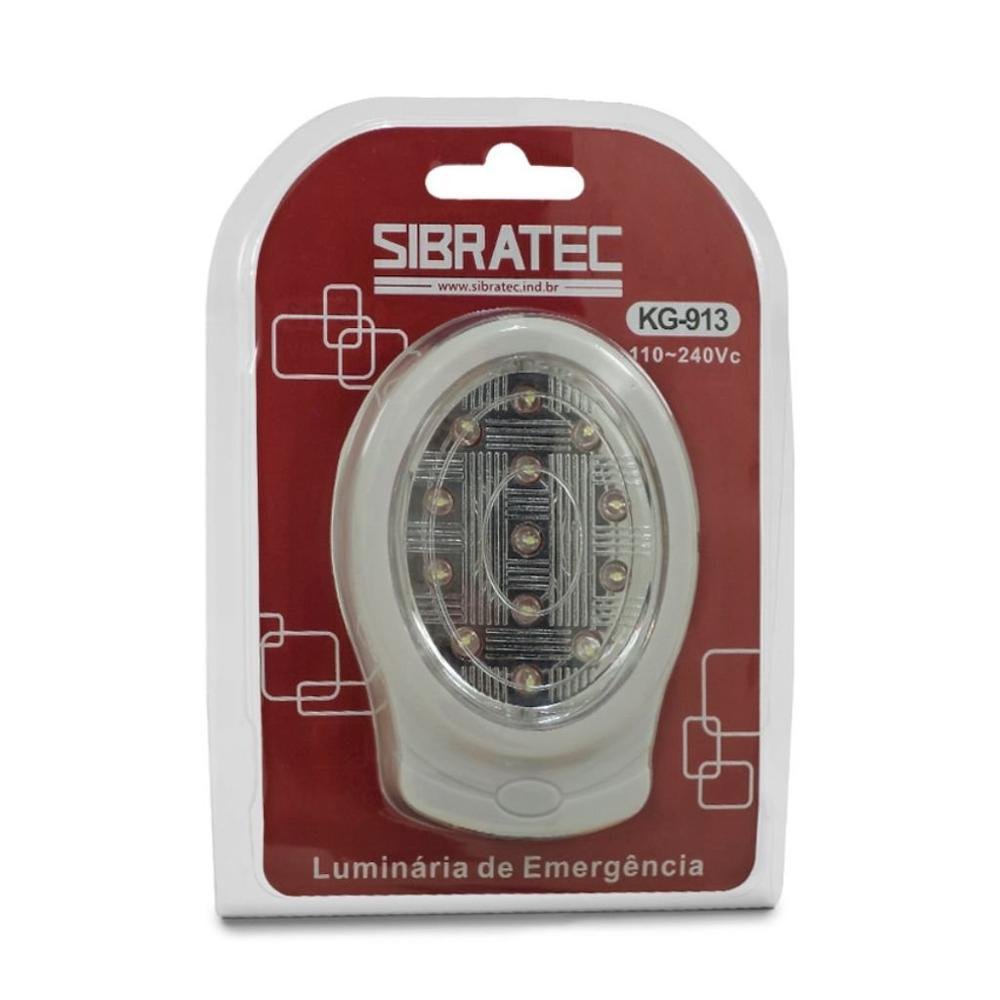 Lanterna Led De Emergência | Tomada Padrão Brasileiro Kg-913 | Bateria Interna Bivolt Lanterna Led De Emergência | Tomada Padrão Brasileiro Kg-913 | Bateria Interna Bivolt