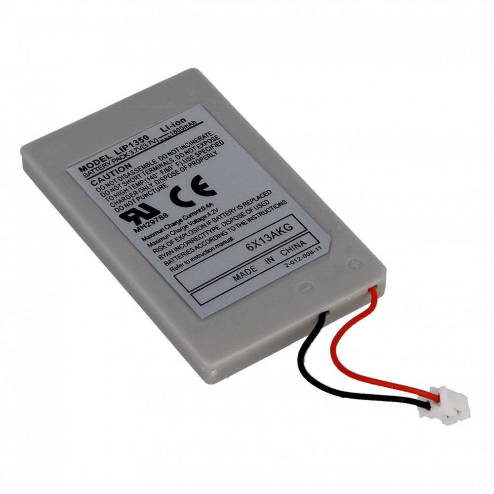 Kit C/ 2 Baterias Recarregáveis 1800mah Para Controle Playstation 3 Ps3 Lip1359 + Cabo Carregador Usb Kit C/ 2 Baterias Recarregáveis 1800mah Para Controle Playstation 3 Ps3 Lip1359 + Cabo Carregador Usb