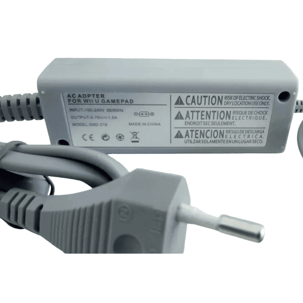 Fonte Carregador Gamepad Nintendo Wii U 4,75v Bivolt Fonte Carregador Gamepad Nintendo Wii U 4,75v Bivolt