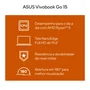 Notebook Asus Vivobook Go 15 E1504fa Amd Ryzen™ 5 7520u 8GB Ram 256gb SSD Linux Keepos 15,60" Fhd Mixed Black - Nj731