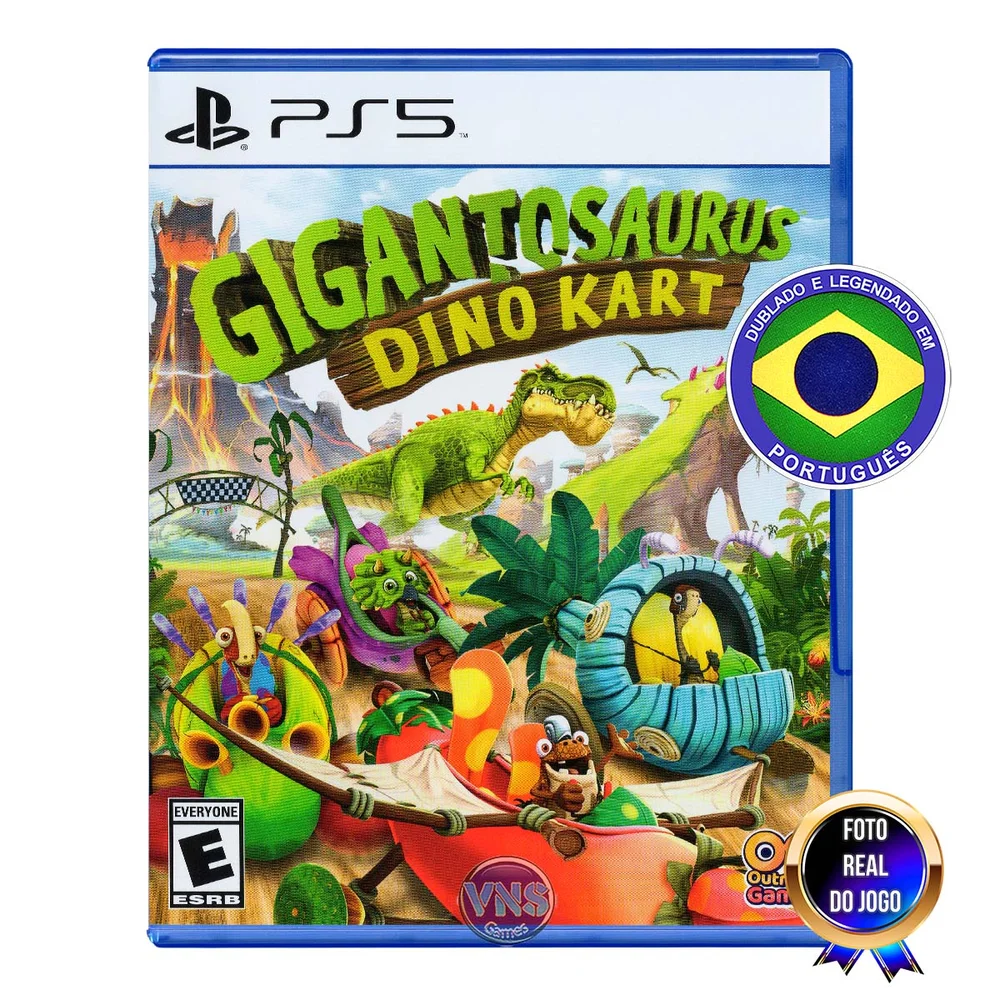 Jogo Gigantosaurus Dino Kart, Ps5 - Mídia Física Jogo Gigantosaurus Dino Kart, Ps5 - Mídia Física
