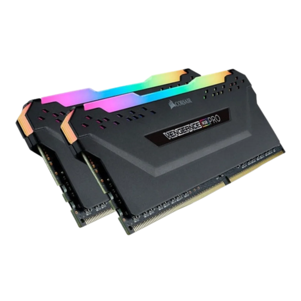 Kit de memória VENGEANCE RGB PRO 32 GB (2 x 16 GB) DDR4 DRAM 3200 MHz C16 TUF Gaming Edition — Preto - CMW32GX4M2E3200C16 Kit de memória VENGEANCE RGB PRO 32 GB (2 x 16 GB) DDR4 DRAM 3200 MHz C16 TUF Gaming Edition — Preto - CMW32GX4M2E3200C16