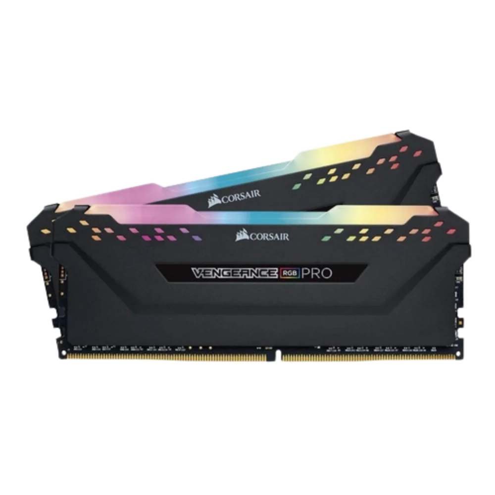 Kit de memória VENGEANCE RGB PRO 32 GB (2 x 16 GB) DDR4 DRAM 3200 MHz C16 TUF Gaming Edition — Preto - CMW32GX4M2E3200C16 Kit de memória VENGEANCE RGB PRO 32 GB (2 x 16 GB) DDR4 DRAM 3200 MHz C16 TUF Gaming Edition — Preto - CMW32GX4M2E3200C16