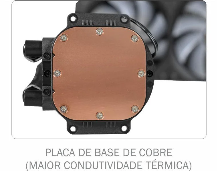 Water Cooler Gamer K-mex Wac7 Infinite Space, 240mm, ARGB - Wac7f12qftdab0x