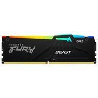 Memória RAM Kingston Fury Beast, 16GB, 6000MHz, DDR5, RGB, Preto - kf560c40bba-16