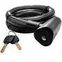 Cadeado E Corrente Grossa De 20mm Por 120cm De Comprimento, Trava Anti-furto, Resistente Com 2 Chaves