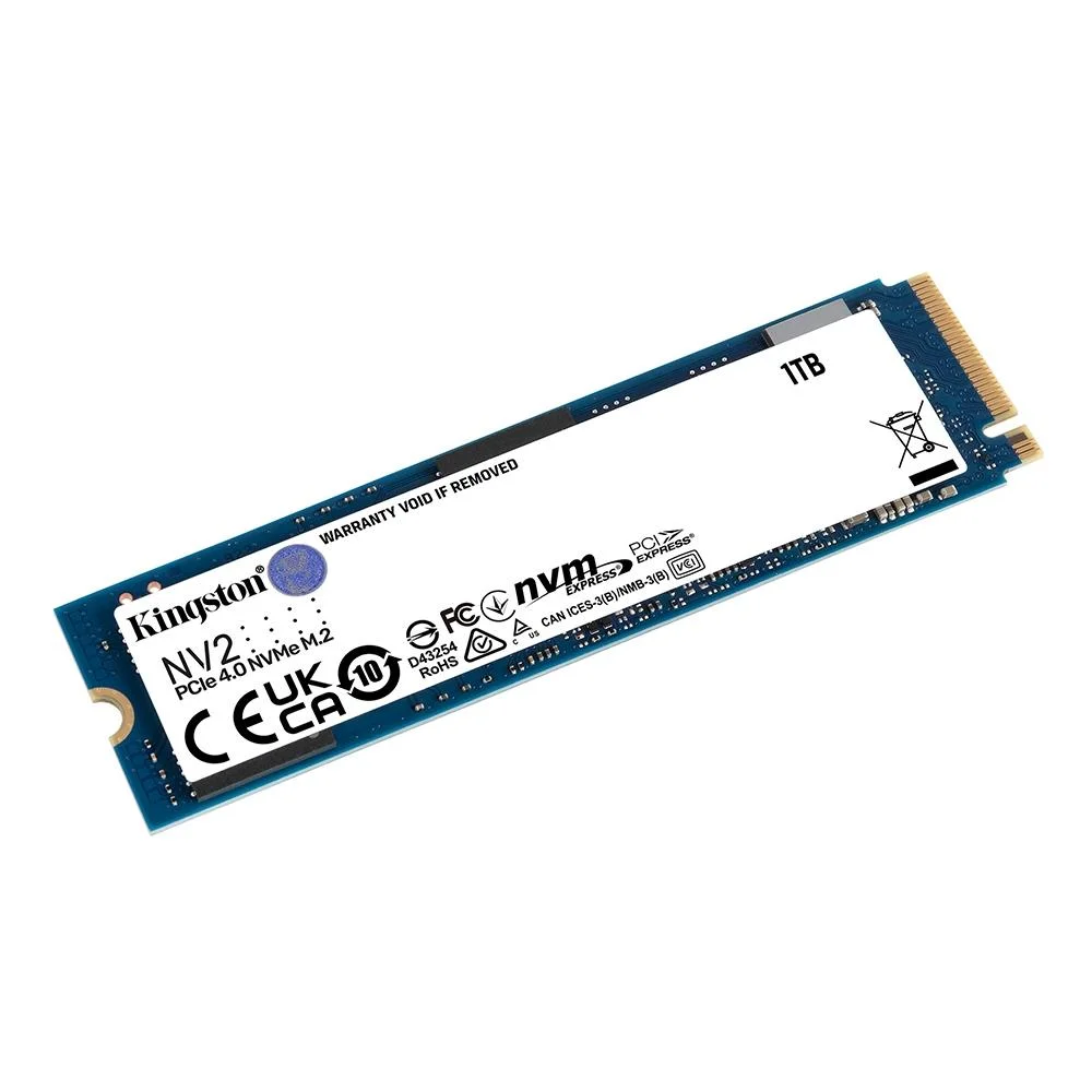 SSD  M.2  PCie, Nvme Kingston 1 TB, Leitura: 3500 Mb/s e Gravação: 2100 Mb/s - Snv2s/1000g - view 3