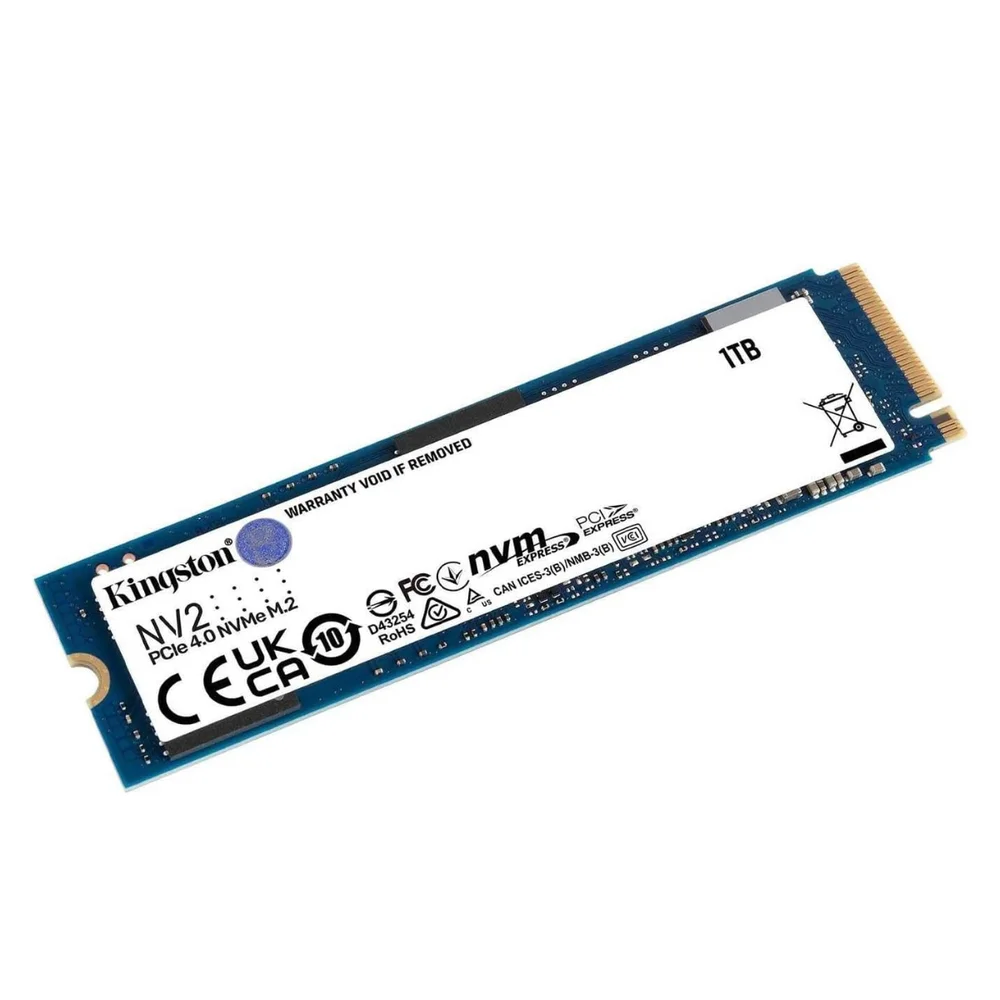 SSD  M.2  PCie, Nvme Kingston 1 TB, Leitura: 3500 Mb/s e Gravação: 2100 Mb/s - Snv2s/1000g - view 4
