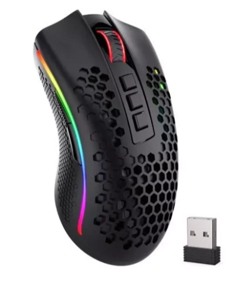 Mouse Gamer Recarregável RGB Sem Fio 16000 Dpi Redragon Storm Pro M808-ks Mouse Gamer Recarregável RGB Sem Fio 16000 Dpi Redragon Storm Pro M808-ks
