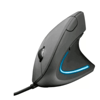 Mouse Gamer Vertical Com Fio D5 Ergonômico 3600 Dpi LED Usb