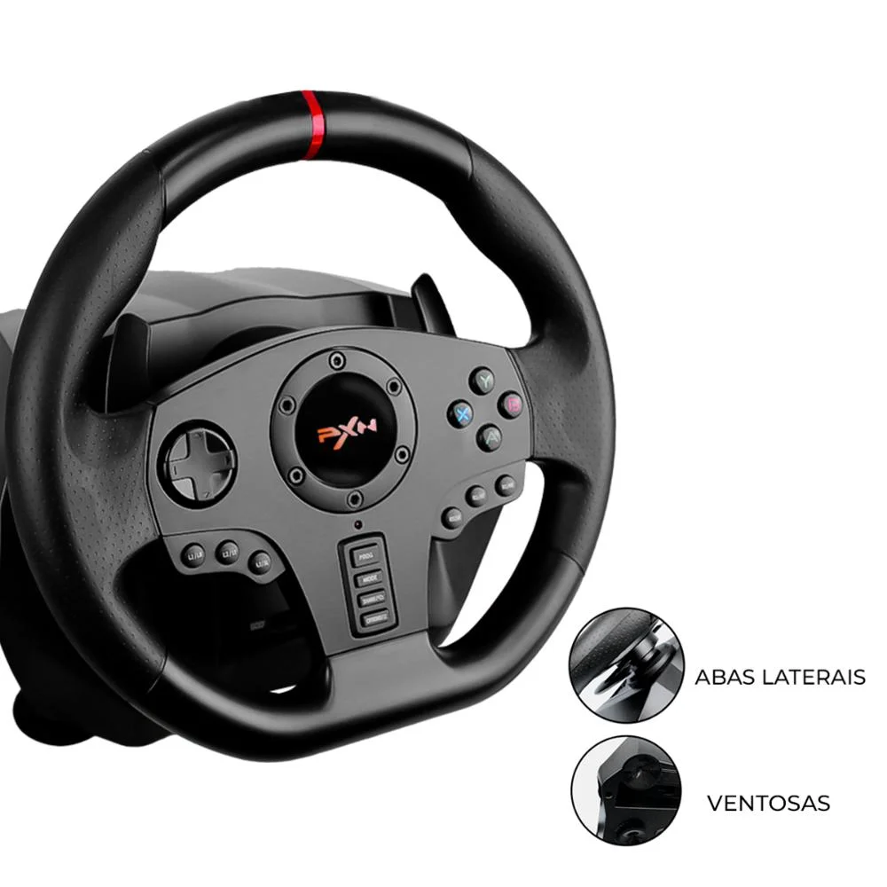 Volante Gaming Pedal Racing Wheel Ergonomico Jogos Corrida Volante Gaming Pedal Racing Wheel Ergonomico Jogos Corrida