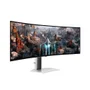 Monitor Gamer Samsung Odyssey OLED G9 49” Dqhd, Tela Curva Ultrawide, Painel OLED, 240hz, 0.03ms, Hdr10+, Has, Micro HDMI, Dp, Usb Hub Silver