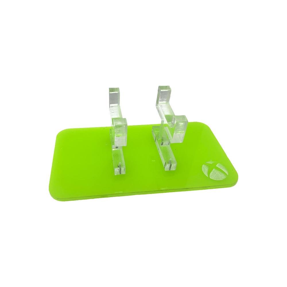 Suporte Controle Bancada X Box / X Box One - Material Acrílico Verde