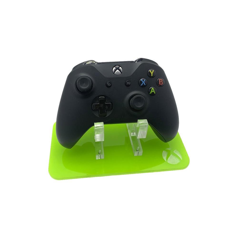 Suporte Controle Bancada X Box / X Box One - Material Acrílico Verde