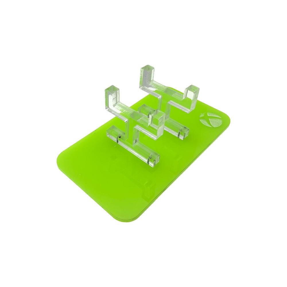 Suporte Controle Bancada X Box / X Box One - Material Acrílico Verde