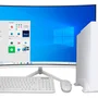 Computador PC Gamer Slim Branco i7 16gb Ram SSD 960gb Tela 23 Gt730 4gb Wifi