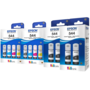 Kit 12 Refil Tinta Para T544 L3110 L3150 L3250 6bk 2 De Cada Color