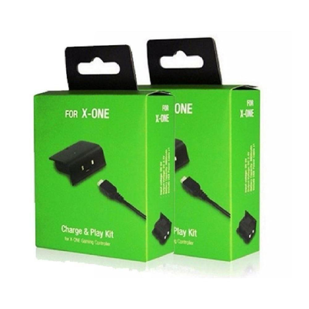Kit Com 2x Baterias X One Com Cabo Carregador Kit Com 2x Baterias X One Com Cabo Carregador