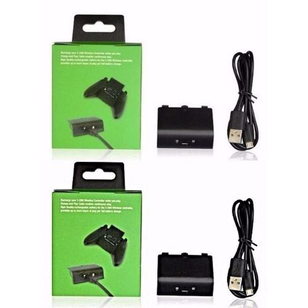 Kit Com 2x Baterias X One Com Cabo Carregador Kit Com 2x Baterias X One Com Cabo Carregador