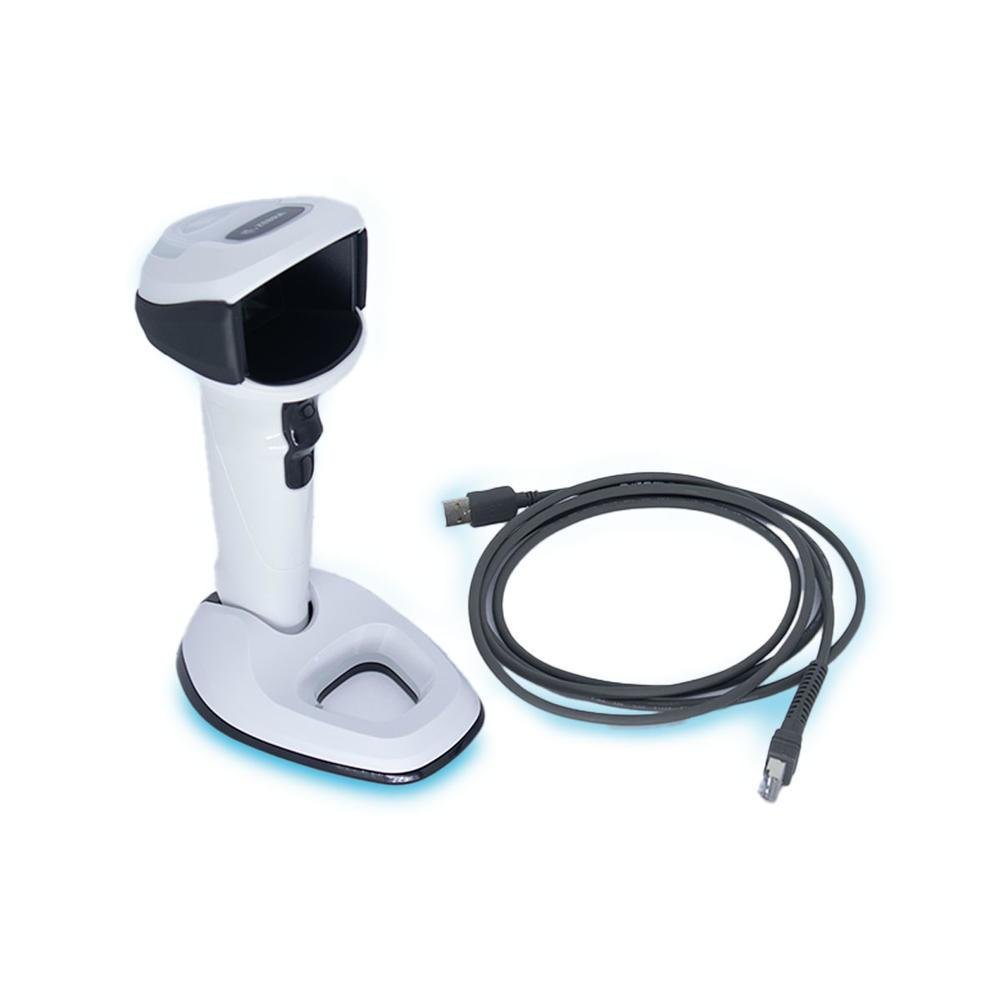Leitor De Código De Barras Zebra Ds9908 2d Qr Code Branco Leitor De Código De Barras Zebra Ds9908 2d Qr Code Branco