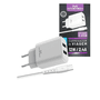 Carregador Tomada C/cabo Usb C Tipo C 2 Usbs 12w 2.4a Novo