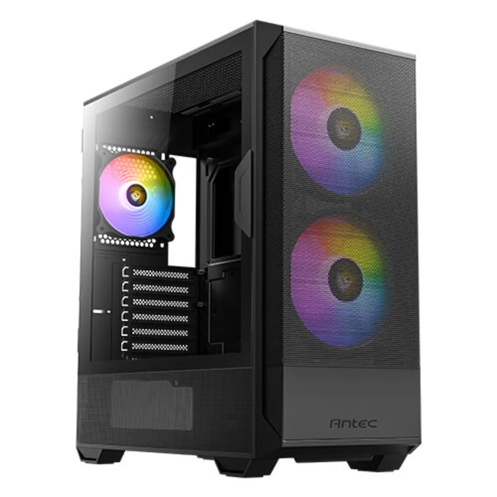 Gabinete Gamer Antec Nx416l Lateral Vidro Temperado Atx/m-atx/itx 2 Fans 120mm ARGB - 0-761345-10 Gabinete Gamer Antec Nx416l Lateral Vidro Temperado Atx/m-atx/itx 2 Fans 120mm ARGB - 0-761345-10