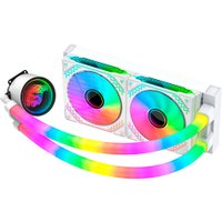 Water Cooler Gamer K-mex Wacd Bifrost Infinite 240mm Branco ARGB Wacdf123abdab0x U Unica Unica