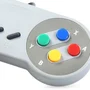Controle Para Super Nintendo Joystick Snes - Botão Colorido