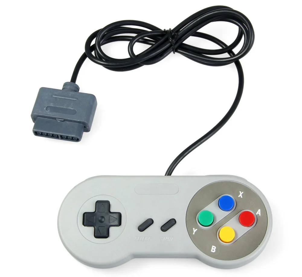 Controle Para Super Nintendo Joystick Snes - Botão Colorido Controle Para Super Nintendo Joystick Snes - Botão Colorido