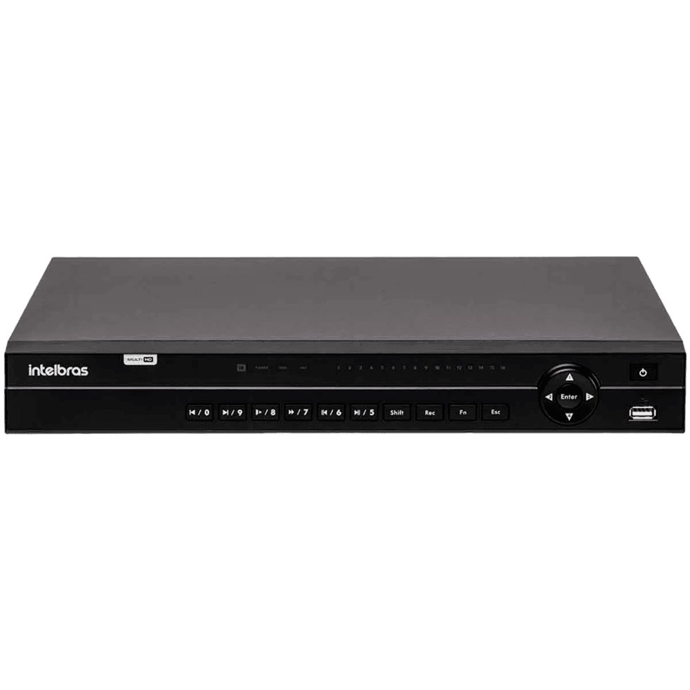 Kit 16 Câmeras Intelbras 1120b Full Color Dvr Intelbras Mhdx 1232 Hd 3TB