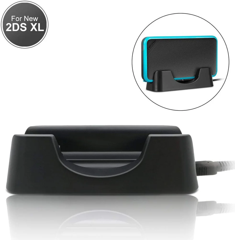 Base Suporte Carregador Nintendo New 2ds Xl Play Stand +cabo Usb