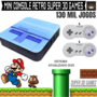 Game Console Retro Super 3d Games Com 130 Mil Jogos Classicos Com 2 Controles